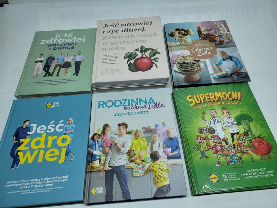 Książki kucharskie Lidl 10 szt.