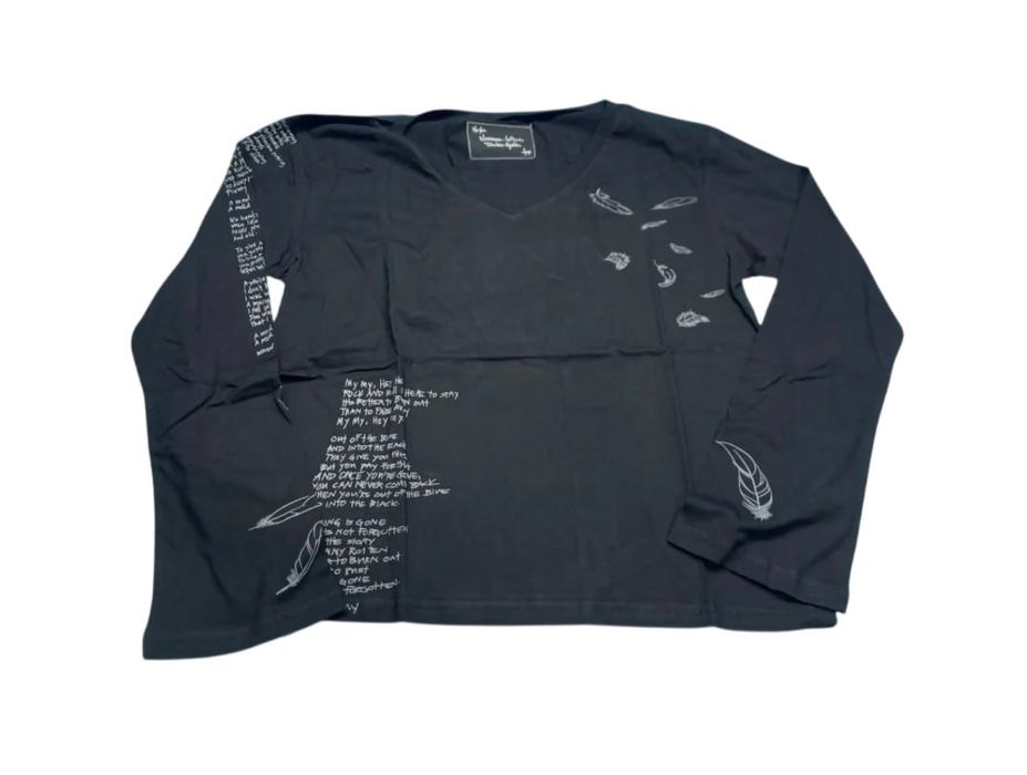 Архивный лонг от Number Nine SS08 Bird Feather Sleeve Shirt