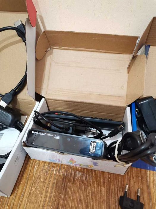 Тюнер Т2 приставка Т2 Ergo Romsat Uclan World Vision Trimax