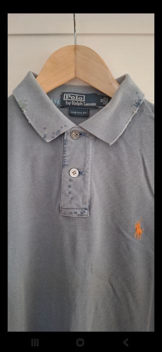 Polo Azul Acinzentado Ralph Lauren - Homem (M)