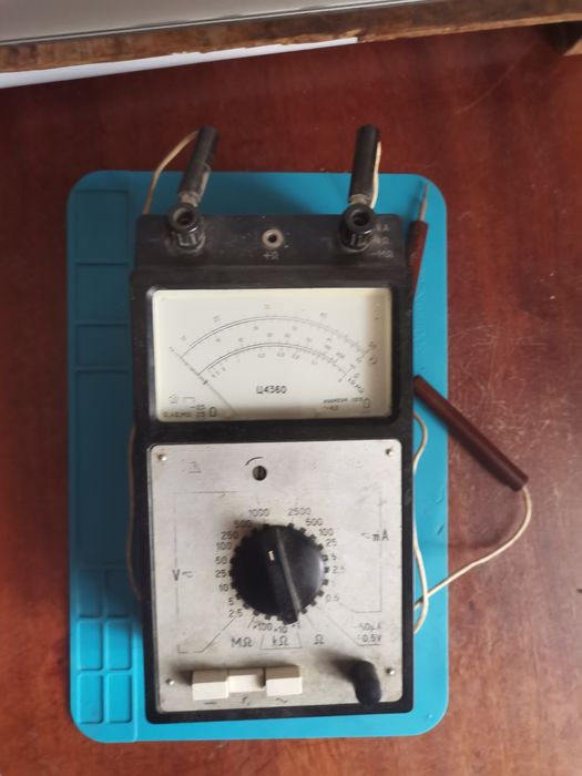 Тестер Ц4360 СССР 1978 и Вольтметр э381 1963 года