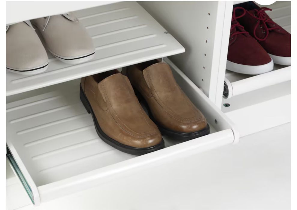 Sapateiras extraíveis brancas ikea