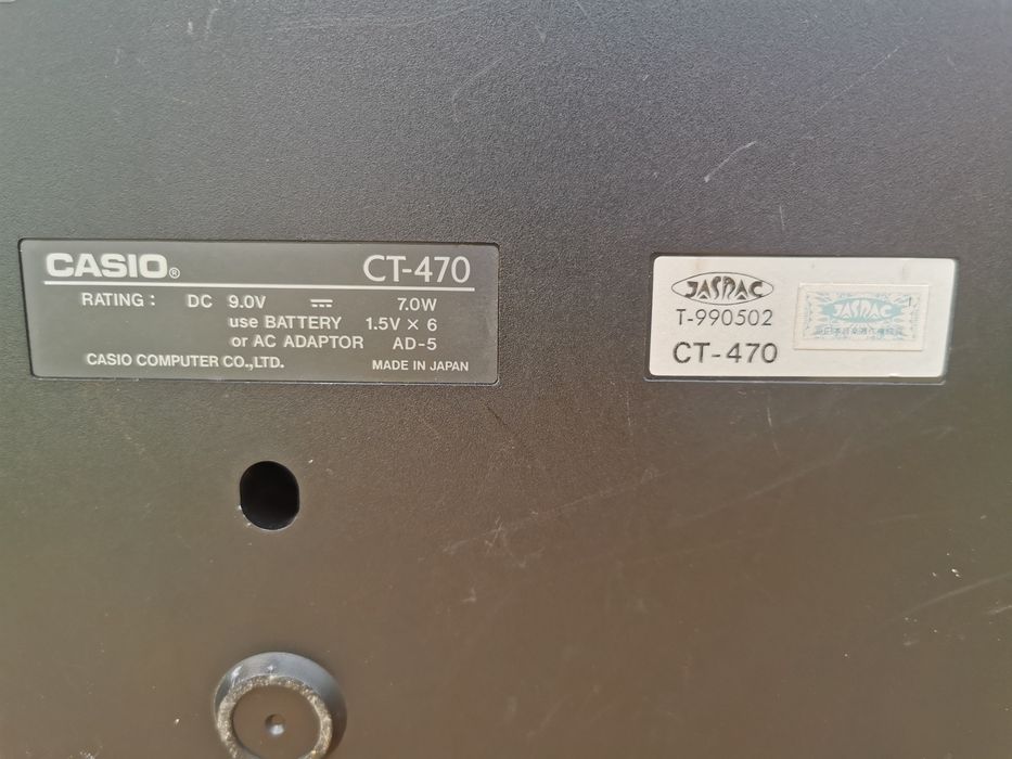 Organy elektroniczne Casio Tone Bank CT-470
