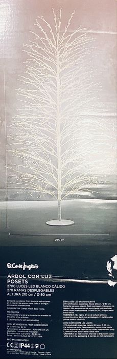 Decoração | Árvore de Natal LED | El Corte Inglés