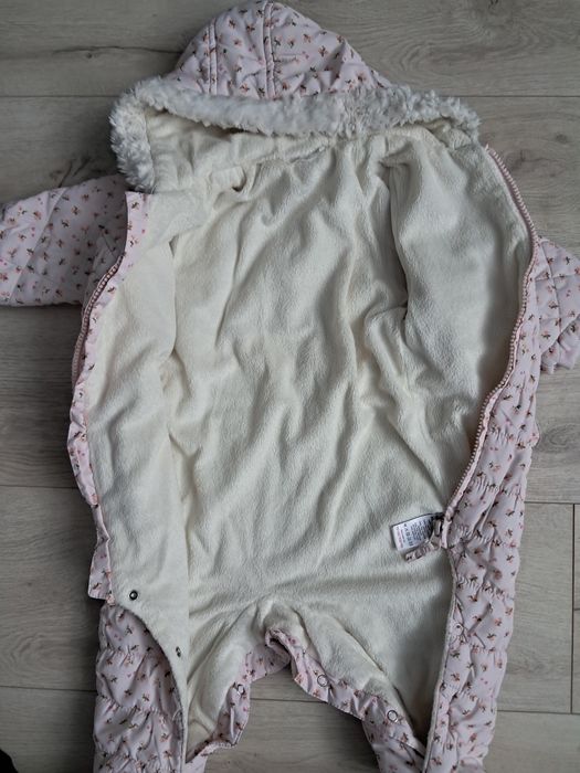 Kombinezon zimowy w kwiatki 74 next