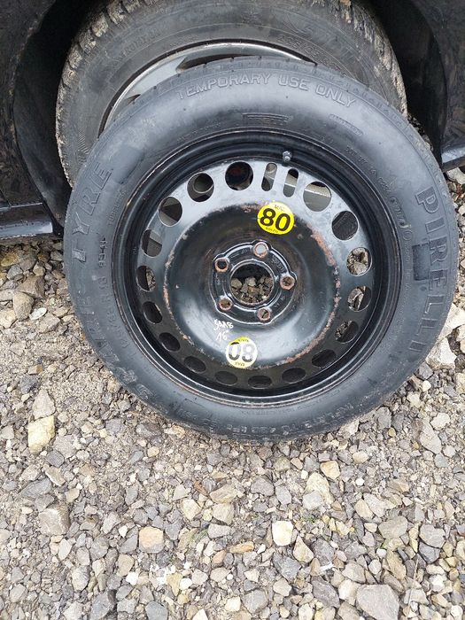 Koło dojazdowe saab 93 opel 5x110 Pirelli 125/85 r16 9-3 fl 2007r