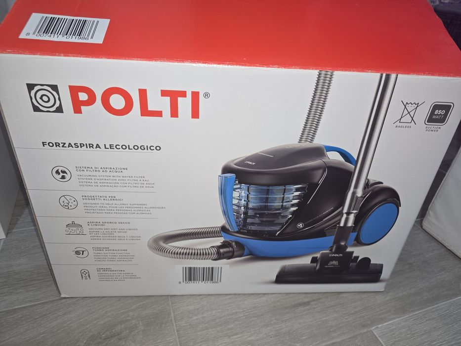 Aspirador a Água POLTI Aqua Allergy Turbo (850 W - 80 dB)" NOVO"