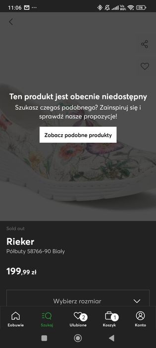 Sprzedam dwie pary butów Rieker