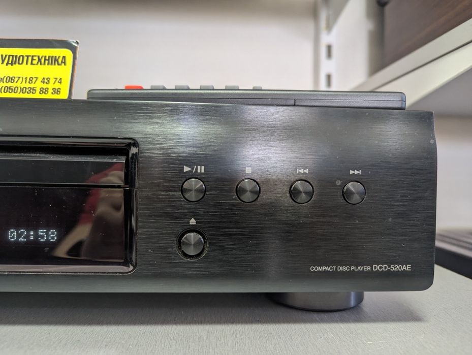Denon DCD-520AE. CD Player. ЦАП Burr Brown PCM5102. CD, MP3