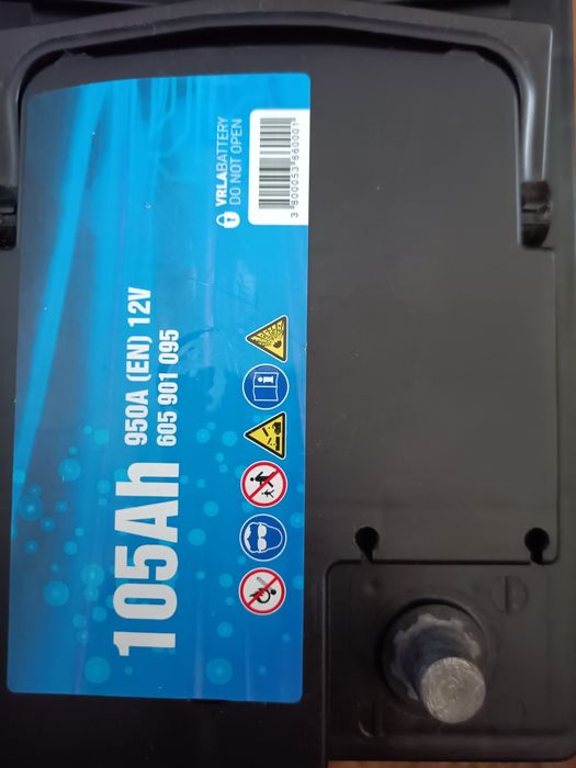 Акумулятор стартовий AGM Start Stop Eleсtron 105Аг 12в 950А батарея автомобільна АГМ 105 ач 105 Ah