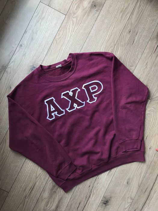 Bluza crewneck Alpha Chi Rho AXP rozm. L vintage