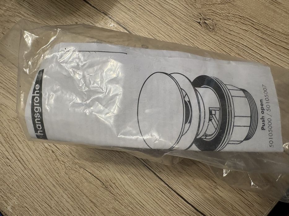 Korek klik klak do wanny umywalki hansgrohe