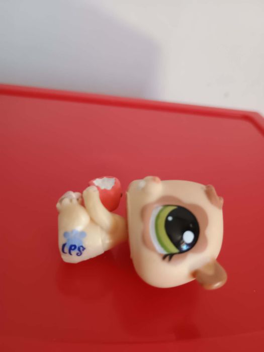 Lps Littlest pet shop hamster with Apple chomik gryzoń starszej generacji