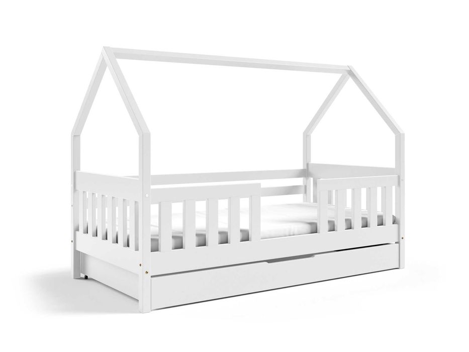 Dziecięce łóżko domek dla dzieci DYZIO z materacem piankowym! 160x80cm