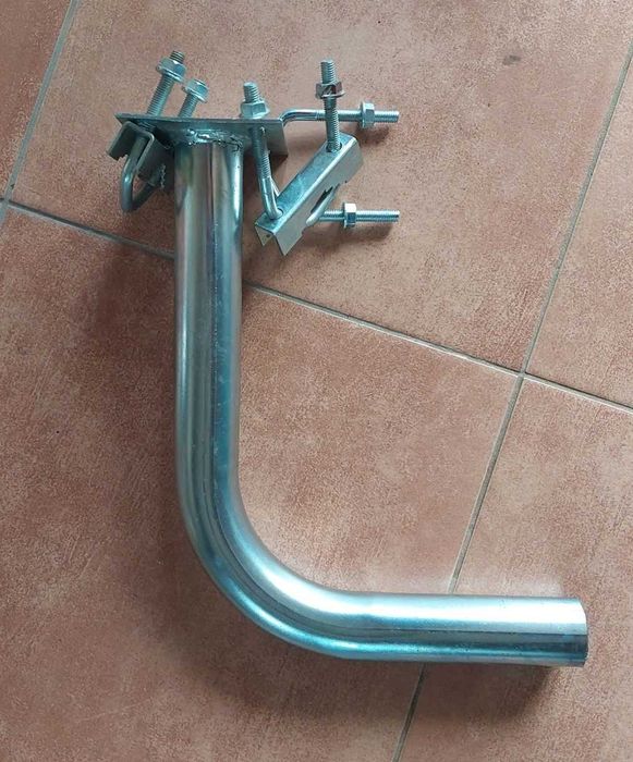 Uchwyt antenowy, stal nierdzewna, śr. 40mm, długość 300 mm, wys. 250mm