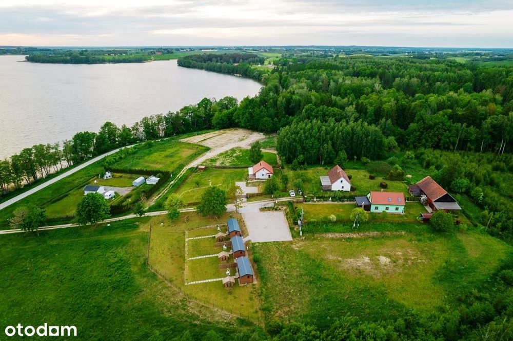 Działka na szlaku z widokiem oraz dostępem do jeziora Mamry - Trygort