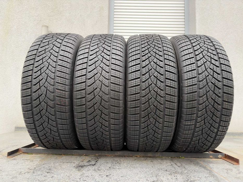 4szt zimowe 225/55R17 GoodYear 8-6,6mm 2024-21r świetny stan! Z759