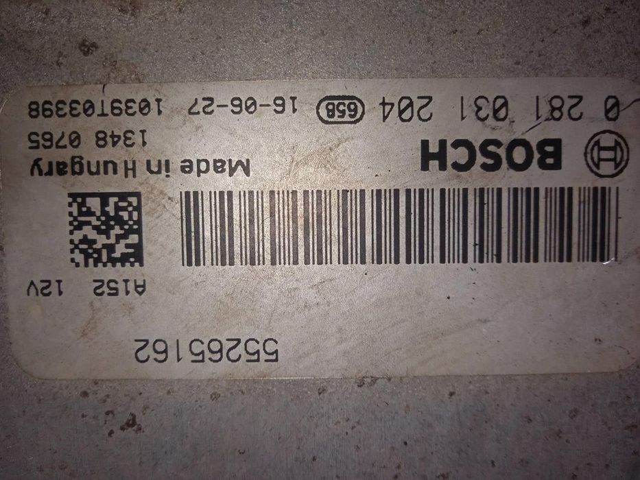 CENTRALINA MOTOR UCE JEEP RENEGADE TODO TERRENO, FECHADA 2016 -0281031204