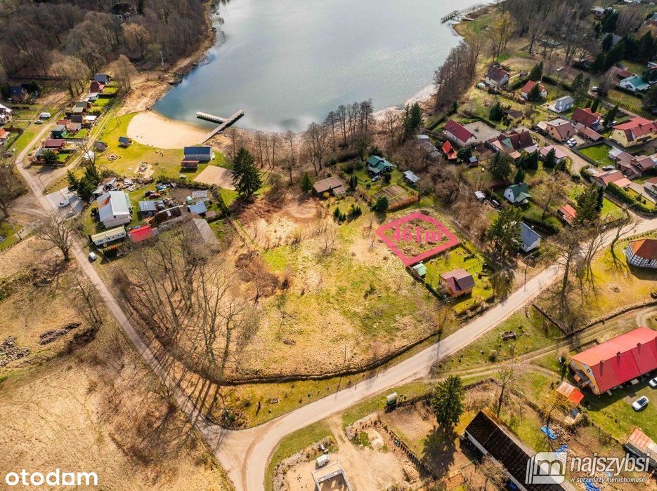 Stara Dobrzyca -działka 50m od jeziora! przy plaży