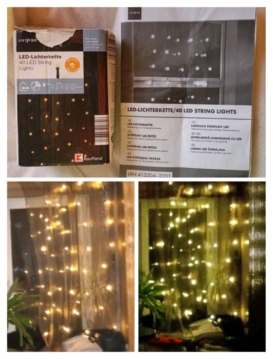 Гирлянда с лед лампочками