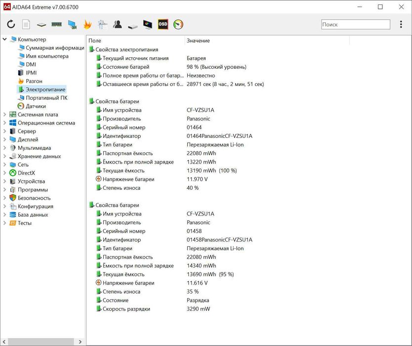 Panasonic CF-33 MK1 12" 2K IPS Touch i5-7300u/16 GB/SSD 256Gb/COM/5h