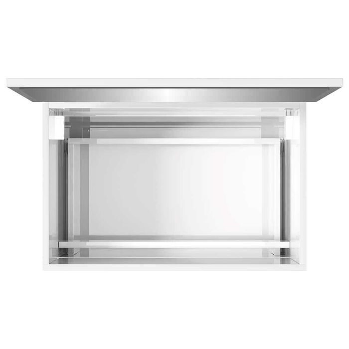 Szafka łazienkowa umywalkowa wisząca połysk z lustrem 60 cm vidaXL