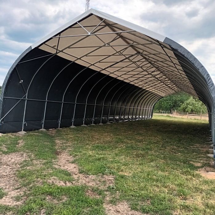 Hala łukowa 9x20x5m 180m2 OD RĘKI na bele garaż wiata magazyn namioto