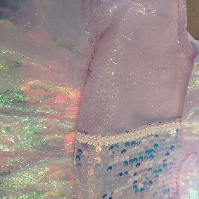 Sukienka strój przebranie karnawałowe syrenka Ariel r.122-128