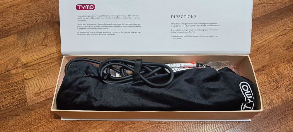 Вирівнювач волосся, щітка Tymo плойка для випрямлення волосся