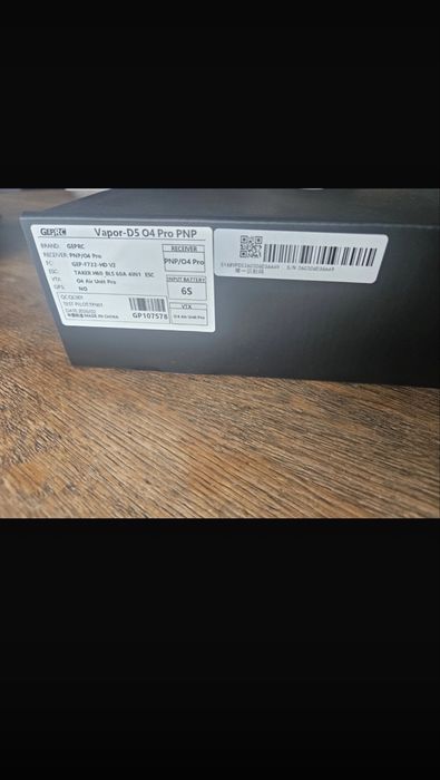 GEPRC Vapor D5 O4 Pro PNP – Novo, Selado