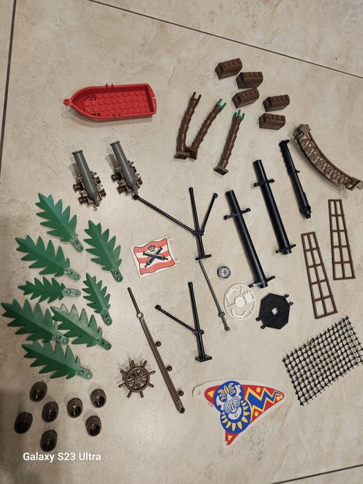 Lego elementy Pirates Piraci mix super stan Barracuda armata