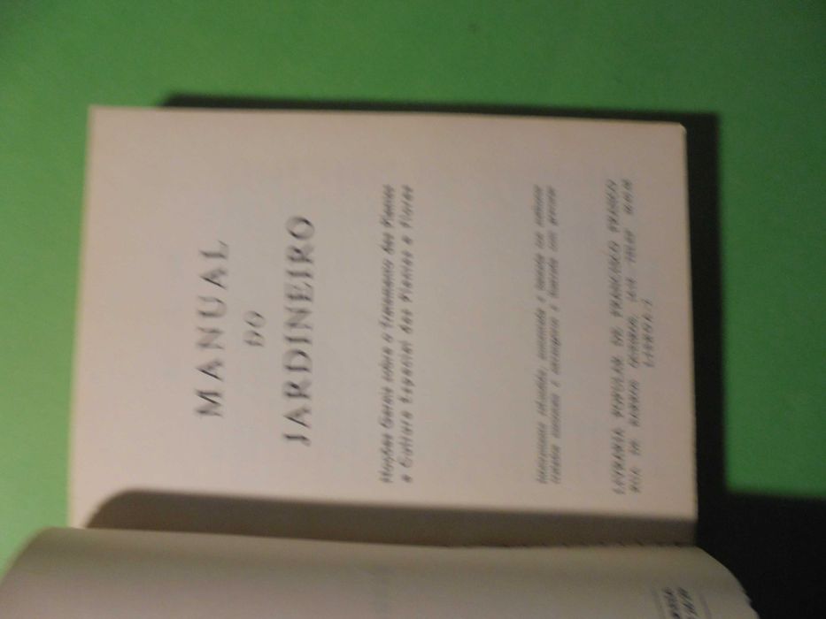 Manual do jardineiro