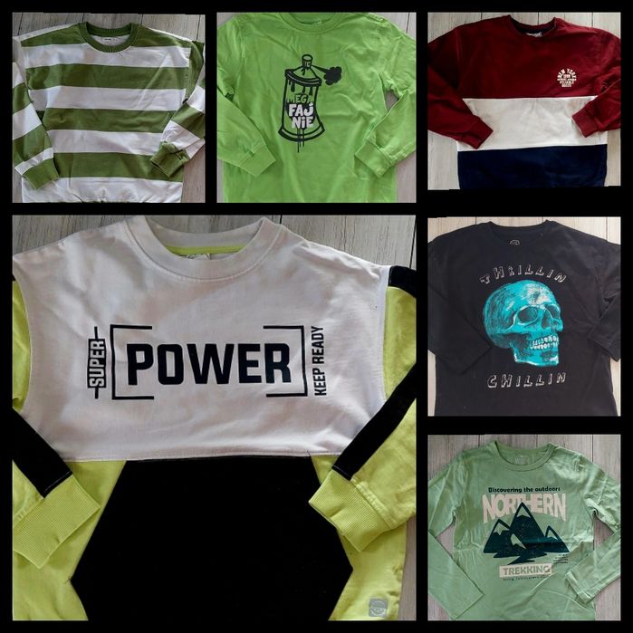 Bluzki, swetry,sweterki 140 dla chłopca