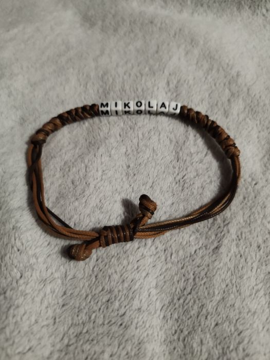 Bransoletka z imieniem Mikołaj