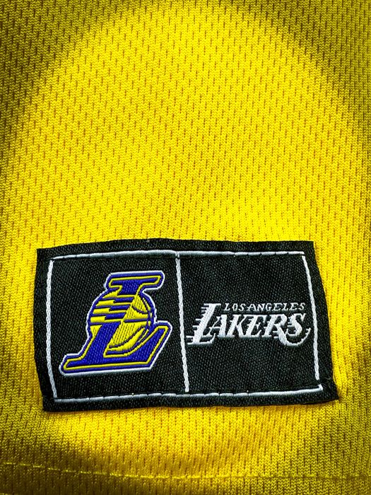 (M) Lakers James #6 NBA Żółta Nowa Sportowa Podkoszulka Koszykówka