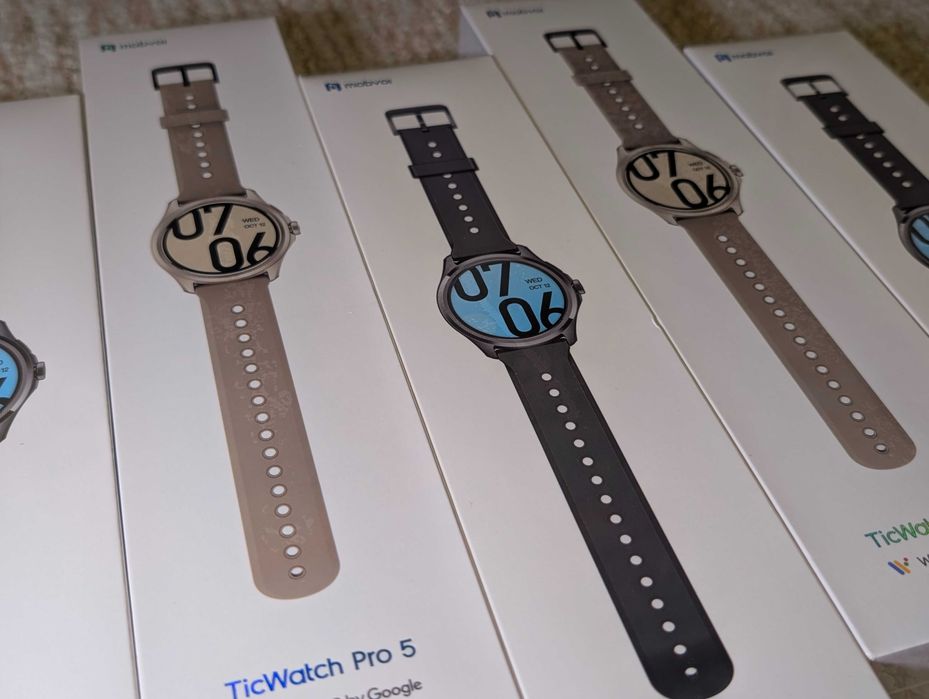 Смарт-часы Mobvoi Ticwatch Pro 5 Obsidian/Sandstone | Новые | GPS |