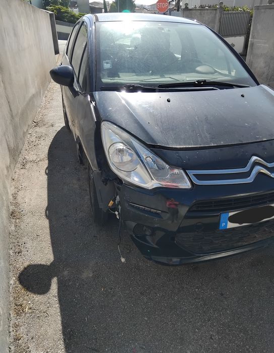 vendo Citroen C3 1.6 blue hdi  nacional de 2016 acidentado salvado