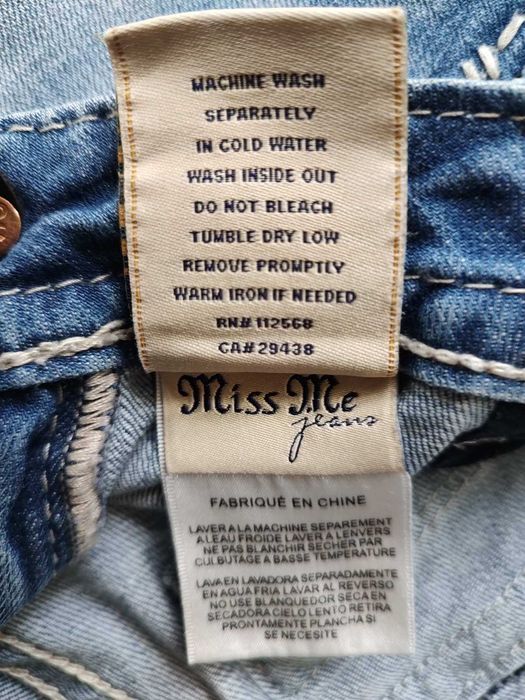 Джинсы  skinny Miss Me  с камнями/Оригинал