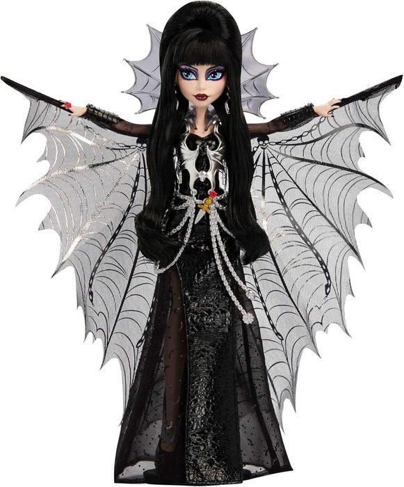 Лялька Монстер Хай Ельвіра Володарка темряви Monster High Doll, Elvira, Mistress of The Dark Skullector HYV99 Mattel Оригінал