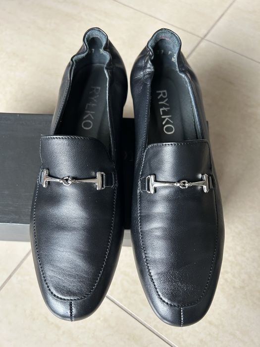 Ryłko mokasyny baleriny skórzane, rozmiar 37, stan idealny