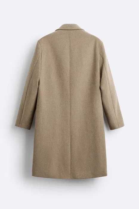 ZARA Luksusowy PŁASZCZ męski norkowy wełna XL SUPER CENA!