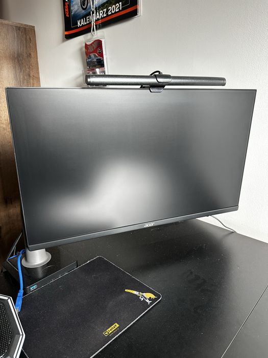 Monitor acer led ek251qebi 24,5 w zestawie z uchwytem