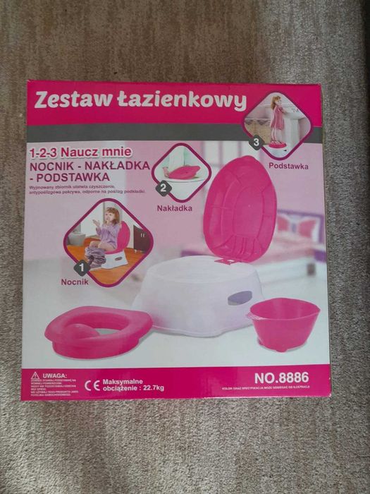 Nowy zestaw Łazienkowy 3w1 nocnik wyprzedaż