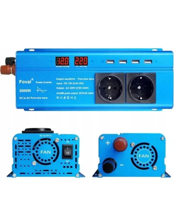 Інвертор  FOVAL 3000W