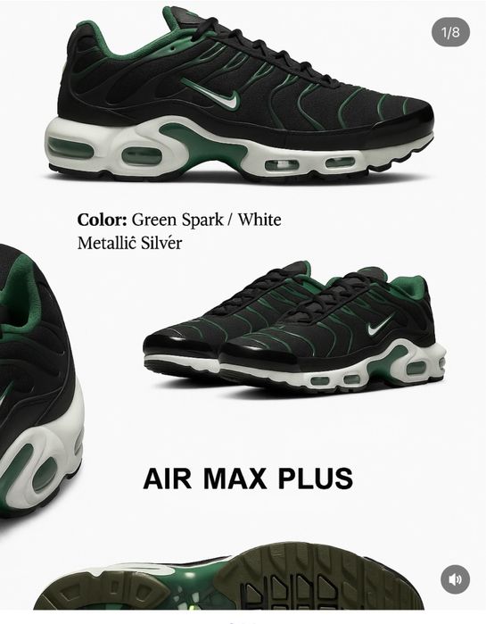 Женские оригинальные кроссовки Nike Air Max TN Plus