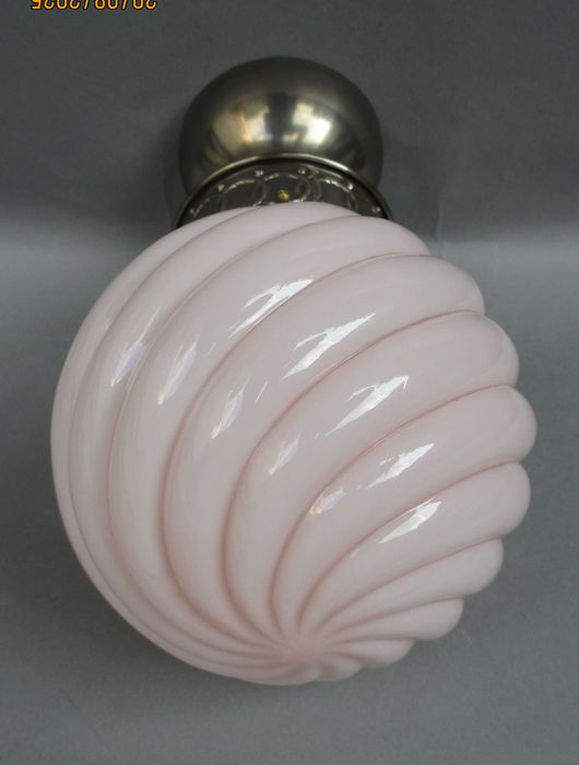 Stary, mosiężny lampion / ampla / plafon /mały żyrandol.