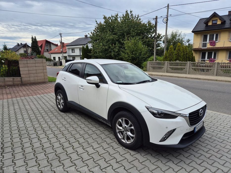 Mazda CX-3 Pierwsza właścicielka, dodatkowe felgi z oponami zimowymi