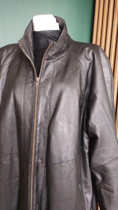 Płaszcz skórzany leather XL wiosna jesień