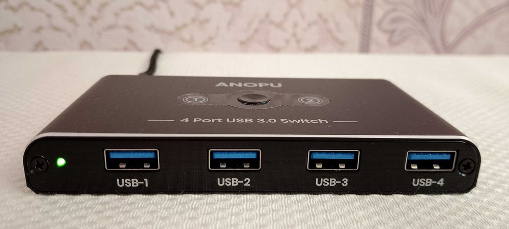 Переключатель Коммутатор Хаб Hub KVM Switch Anopu KS-001