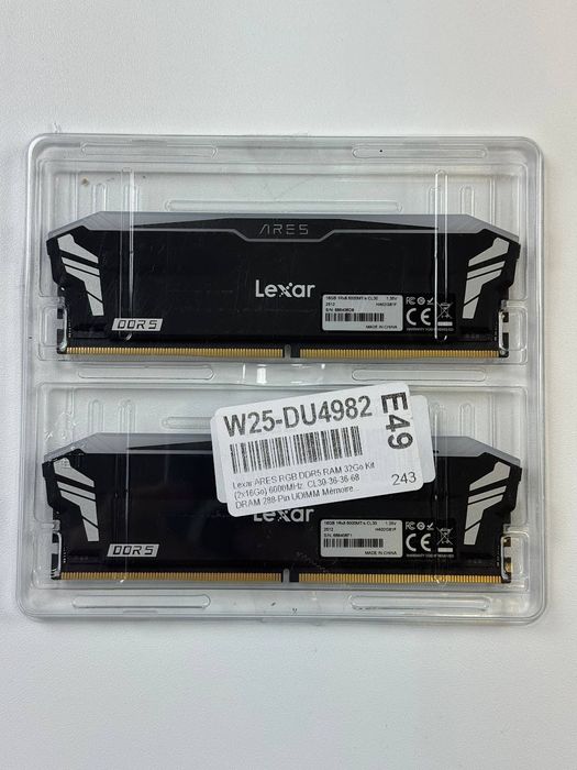 Оперативна пам'ять Lexar RGB DDR5 UDIMM Kit 32GB 6000MHz